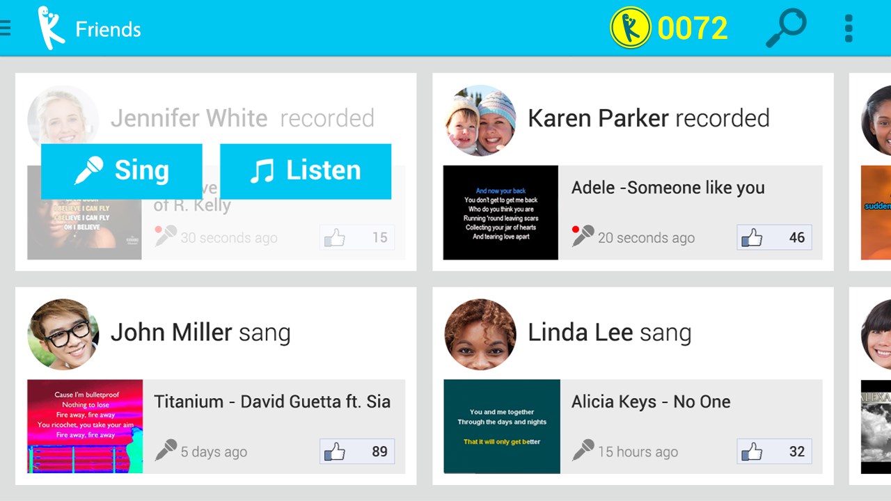 Karaokê canções voz gravador screenshot 5