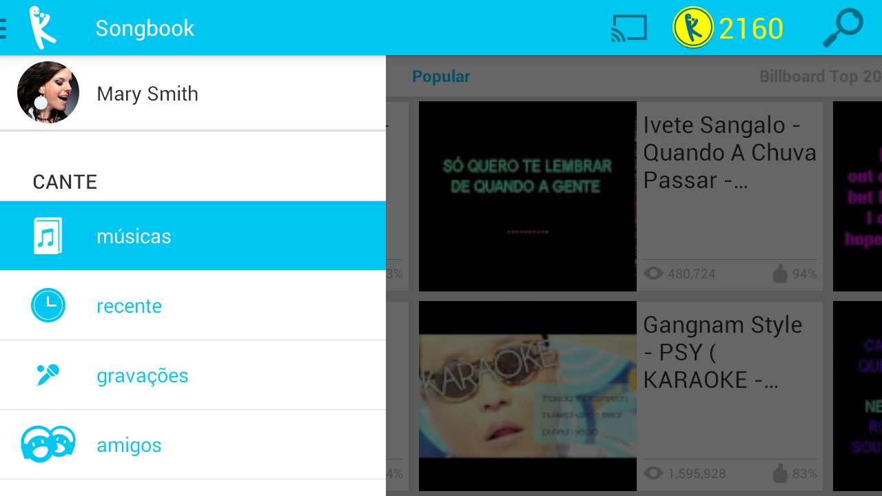 Karaokê canções voz gravador screenshot 6