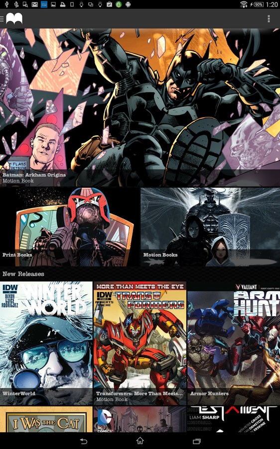 Madefire Motion Books & Comics - Imagem 1 do software