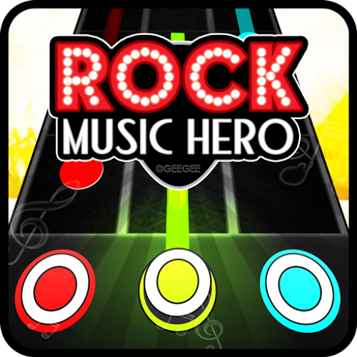 Logo Music Hero Rock Ícone Logo Music Hero Rock Ícone