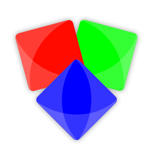 Logo Red Green Blue Ícone Logo Red Green Blue Ícone