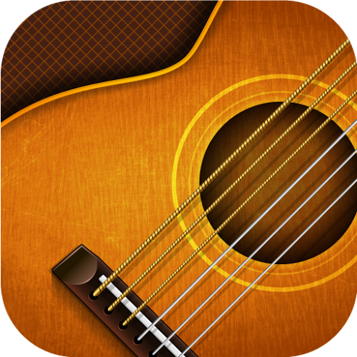 Logo Guitarra + ( Guitar ) Ícone Logo Guitarra + ( Guitar ) Ícone