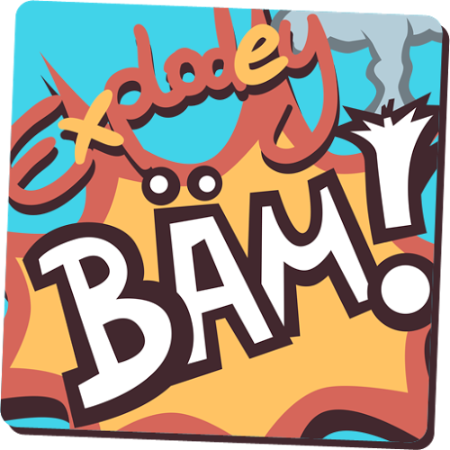 Logo Explodey BAM! Ícone Logo Explodey BAM! Ícone