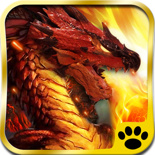 Logo Epic Defense - Fire of Dragon Ícone Logo Epic Defense - Fire of Dragon Ícone