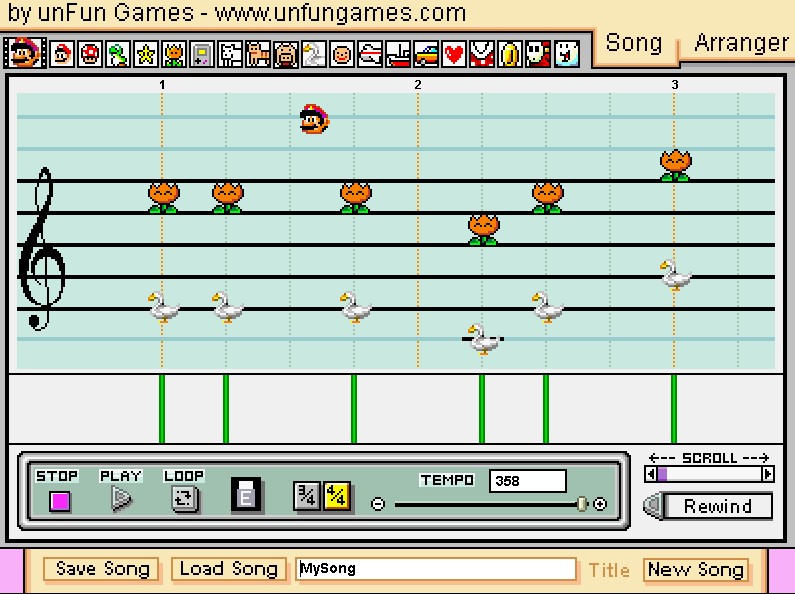 mario paint composer