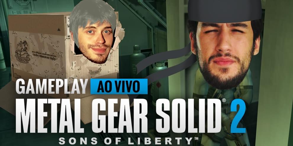 Jogatina ao vivo TCG: hoje tem Metal Gear Solid 2 às 18h!