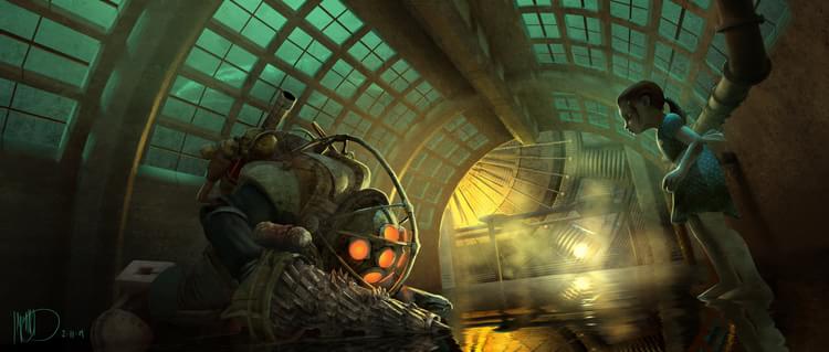Artistas revelam artes conceituais do filme cancelado de Bioshock