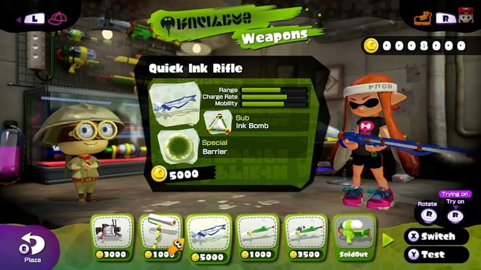 Splatoon pinta em maio no Wii U com opção de compra de equipamentos