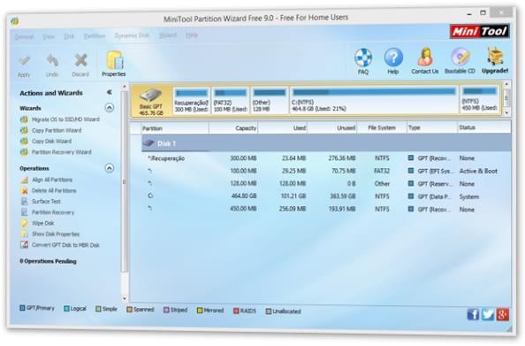 Minitool partition wizard