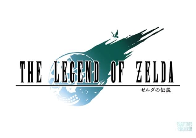 E quando Zelda se funde à logo de Final Fantasy? Veja imagens do resultado