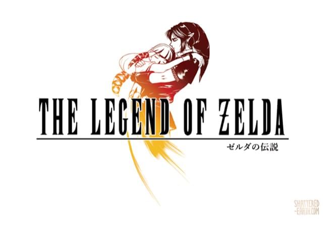 E quando Zelda se funde à logo de Final Fantasy? Veja imagens do resultado