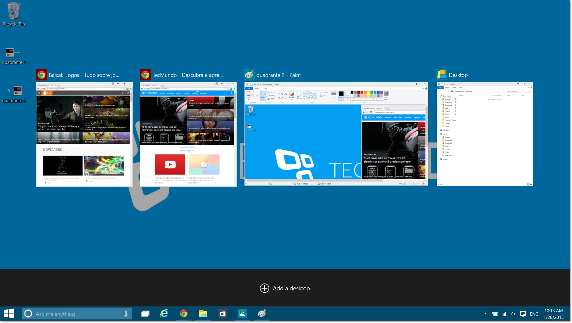 photo Imagem Para Area De Trabalho Com Movimento windows 10 conheca 16 atalhos para