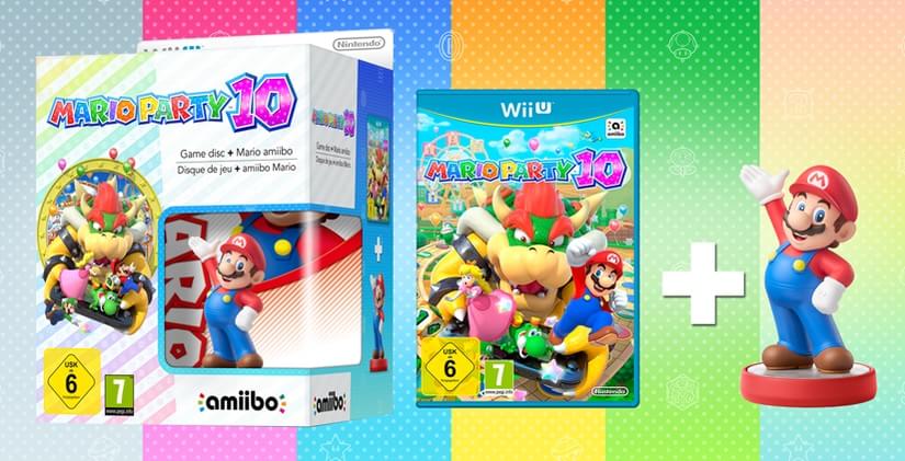 Bundle: Mario Party 10 + Mario Amiibo