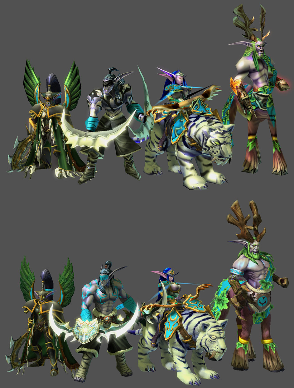 Blizzard disponibiliza modelos do Warcraft 3 para modders de Starcraft II