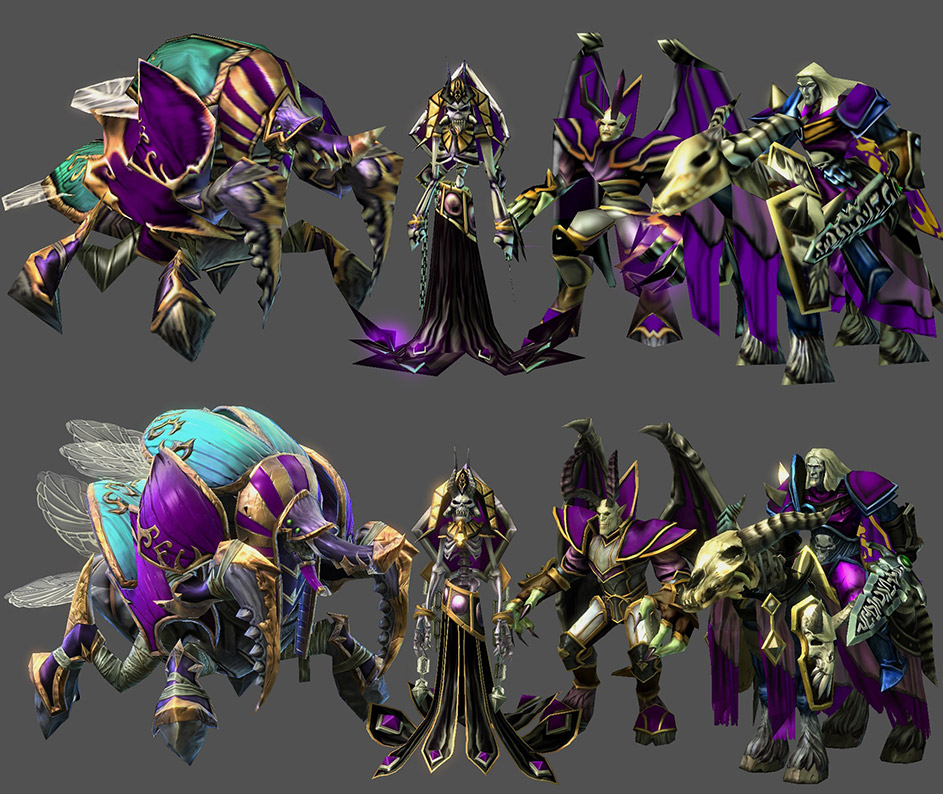 Blizzard disponibiliza modelos do Warcraft 3 para modders de Starcraft II