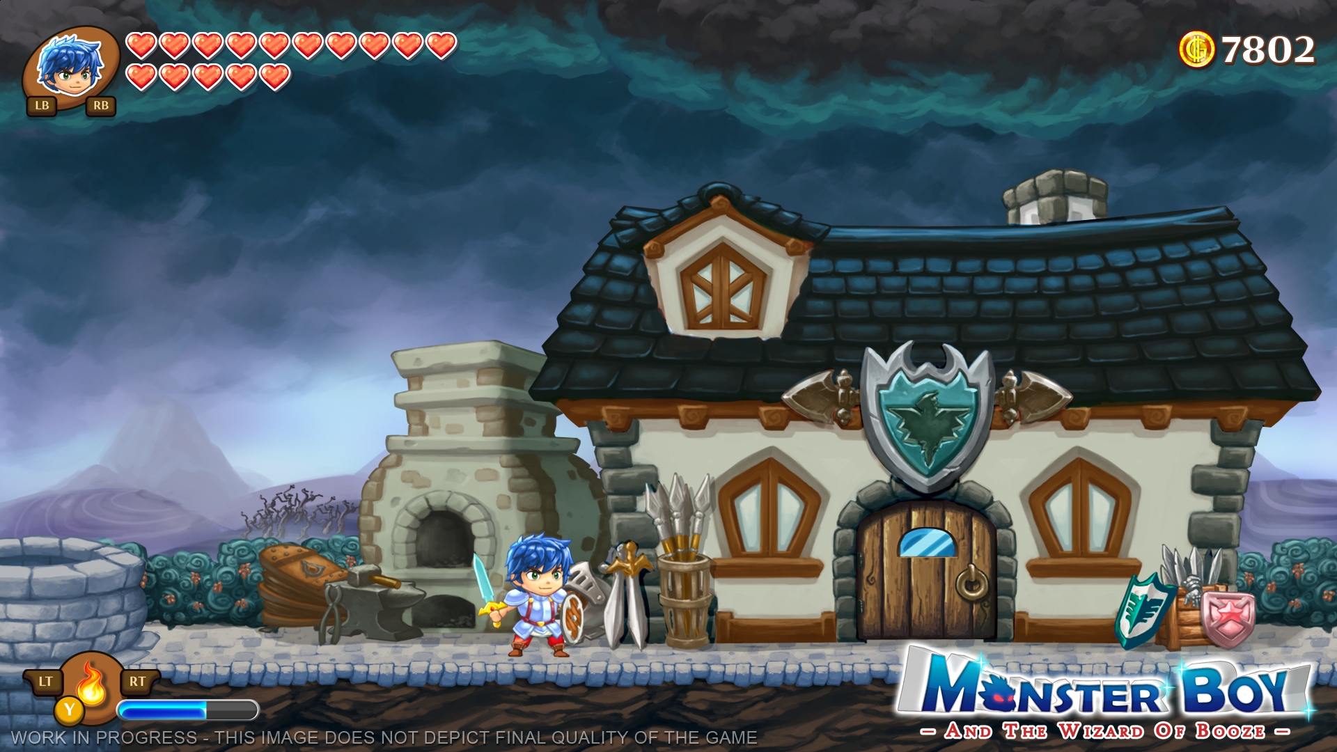 Confira novas imagens de Monster Boy and the Wizard of Booze