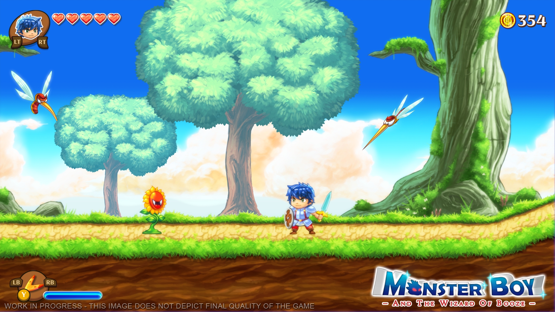 Confira novas imagens de Monster Boy and the Wizard of Booze