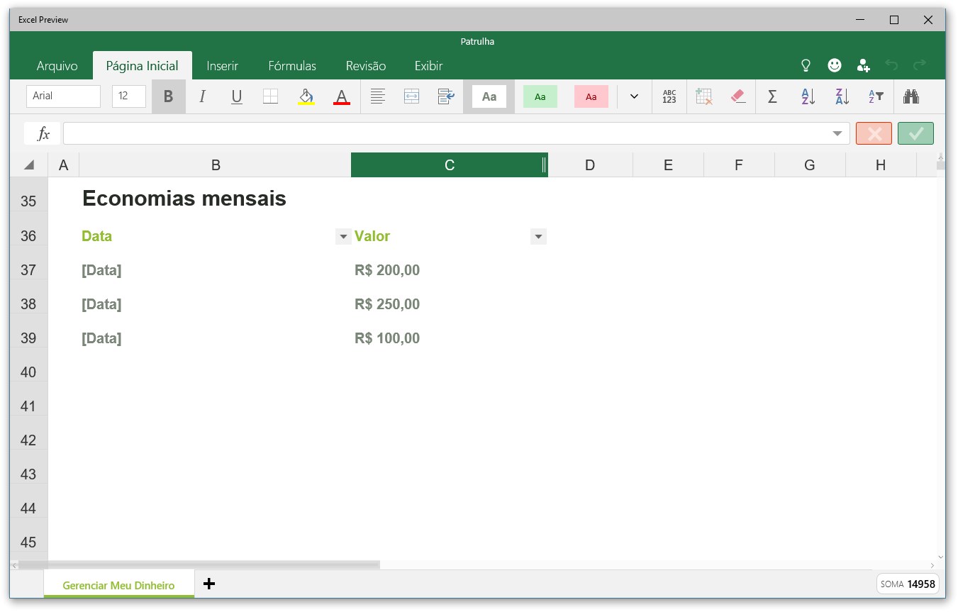 Excel para Windows 10 screenshot 6
