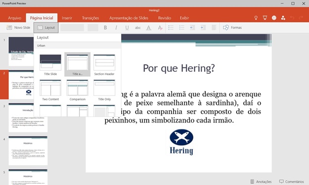Windows 10 powerpoint