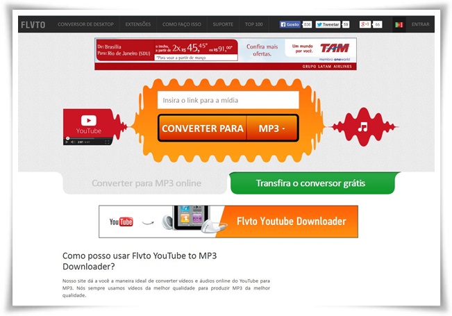 FLVto.com é o mais novo serviço online e gratuito para transformar vídeos d...