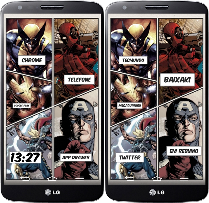 Personalize Seu Android Com Um Tema Especial Da Marvel Voxel