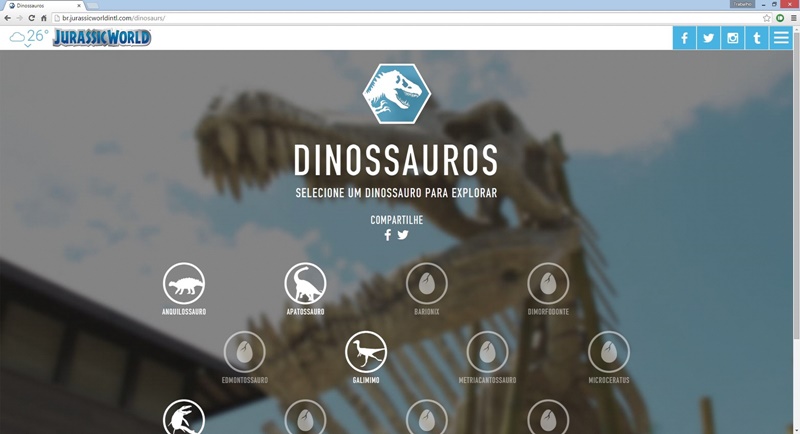 Jurassic World Download para Web em Português Grátis