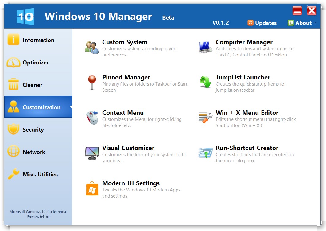 download Windows 10 Manager 3.8.1