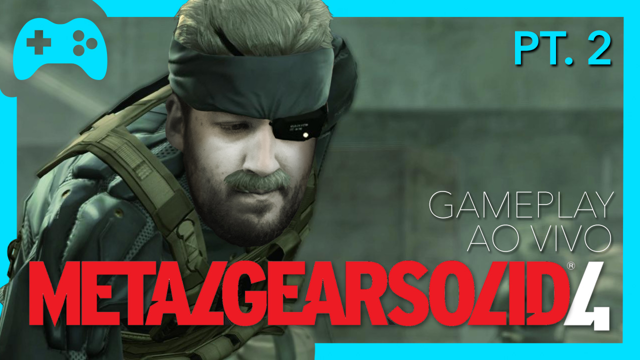 Jogatina ao vivo TCG: hoje tem Metal Gear Solid 4 às 18h!