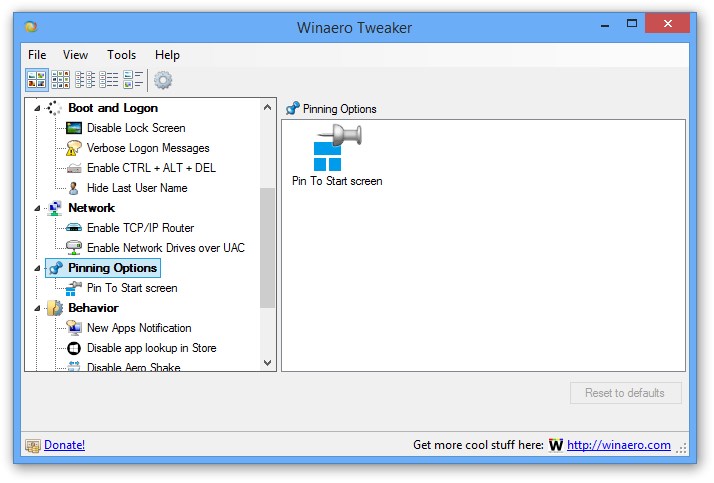 Winaero Tweaker 1.55 download the new version for mac