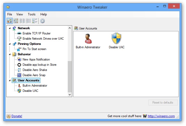 Winaero Tweaker 1.55 for windows download free