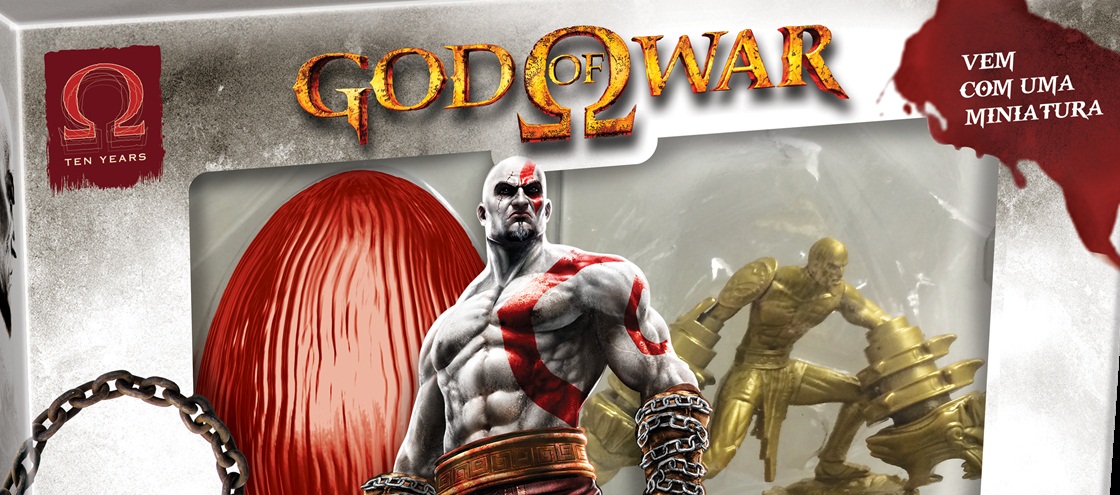 Páscoa gamer: God of War é parte de aposta em ovos de chocolate temáticos
