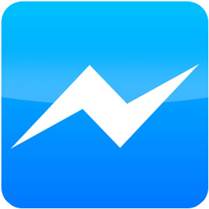 Logo Facebook Messenger Ícone Logo Facebook Messenger Ícone