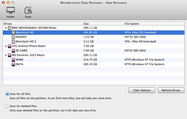 wondershare data recovery for windows
