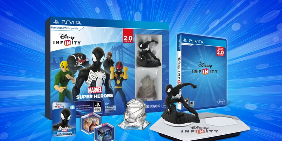 Disney Infinity 2.0 para PS Vita vem com o Homem-Aranha de Uniforme Negro