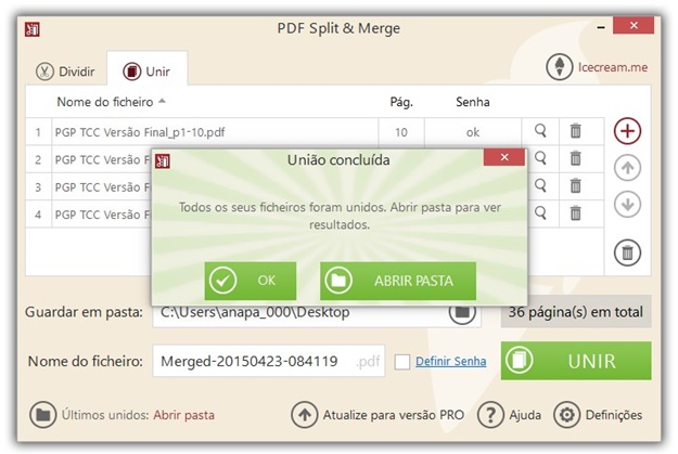 Imagem 4 do Icecream PDF Split & Merge
