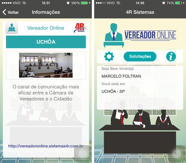 Vereador Online - Imagem 1 do software