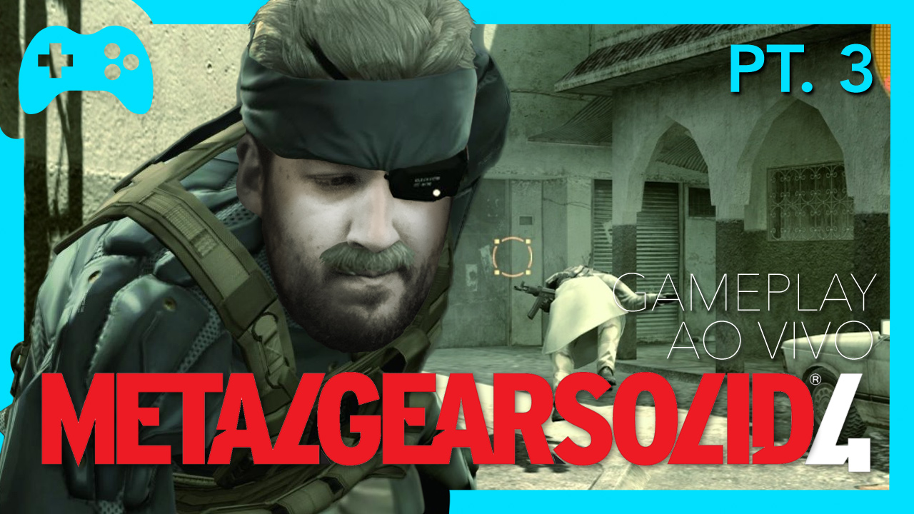 Jogatina ao vivo TCG: hoje tem Metal Gear Solid 4 às 18h!