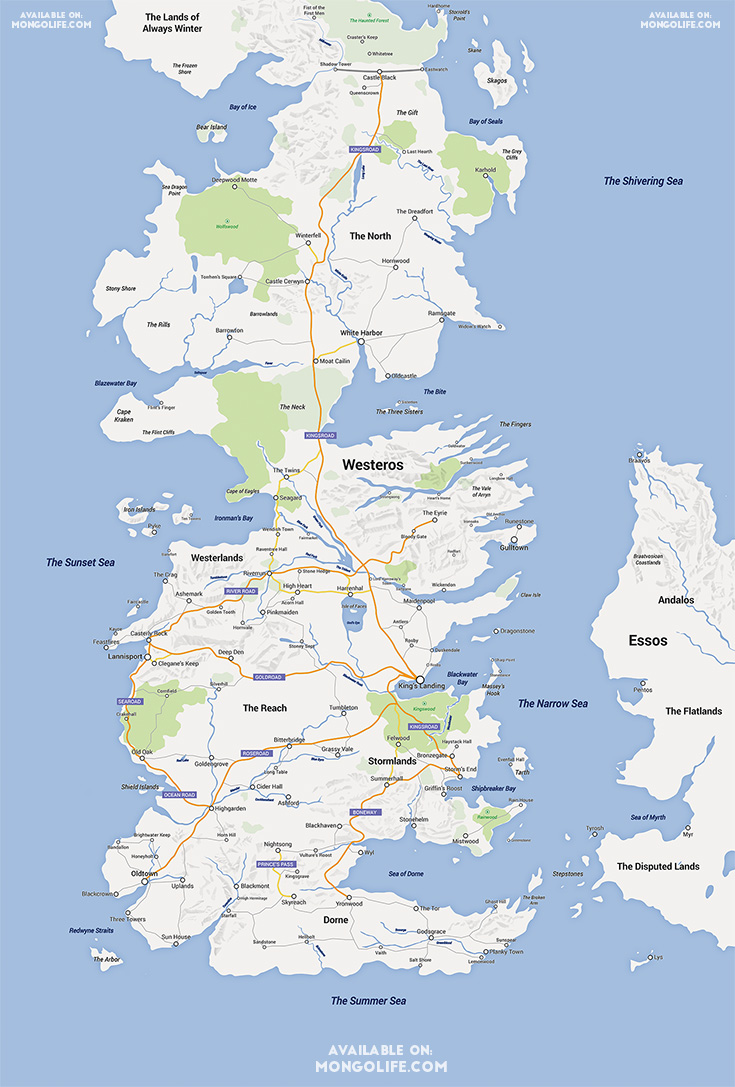 Incrivel Mapa De Game Of Thrones E Recriado No Google Maps Tecmundo