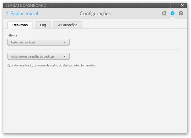 seagate dashboard login