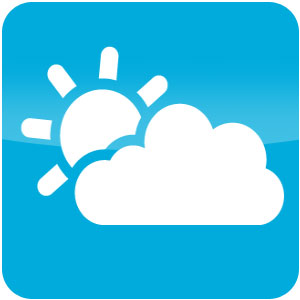 Logo Weather Metro Ícone Logo Weather Metro Ícone