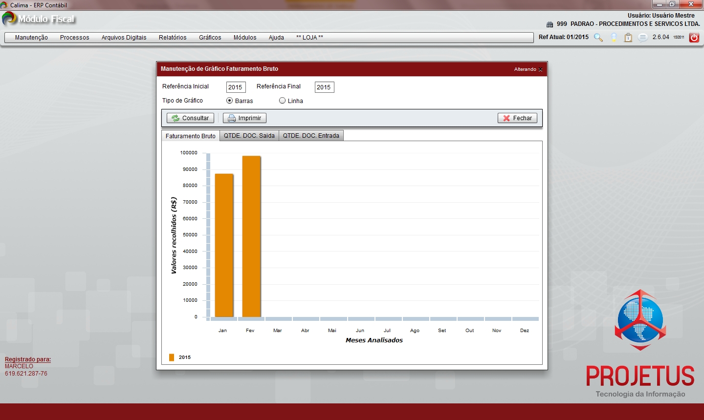 Imagem 2 do Calima ERP Contábil