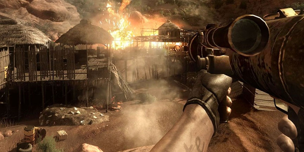 Far Cry 2 é a prova viva de que mecânicas quebradas tem seu espaço