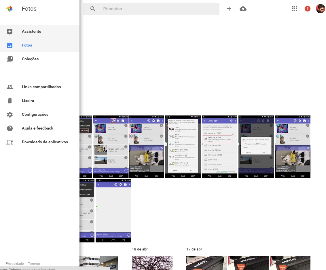 Google Fotos screenshot 4