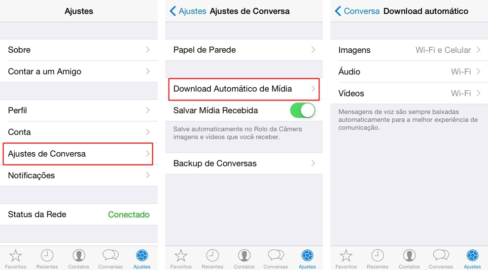 Whatsapp Como Desativar O Download Automático De Imagens áudios E Vídeos Tecmundo 1325