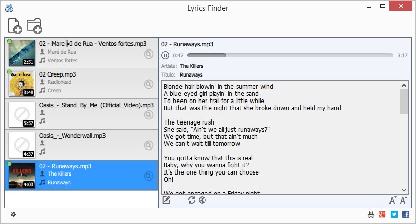 mediahuman lyrics finder