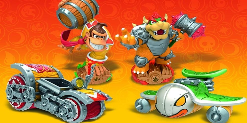 Amiibos de Bowser e DK? Só nos pacotes iniciais de Skylanders SuperChargers