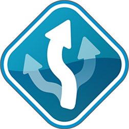 Logo MapFactor GPS Navigation Ícone Logo MapFactor GPS Navigation Ícone