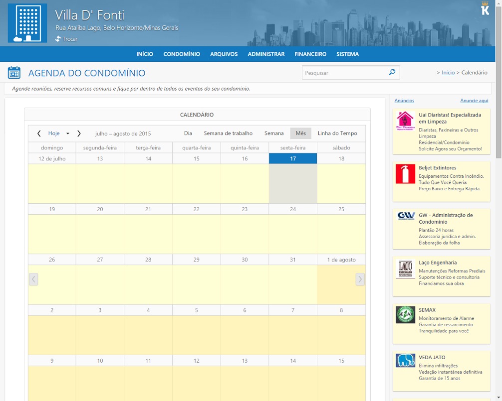Imagem 5 do King Condo - Site para Condomínio