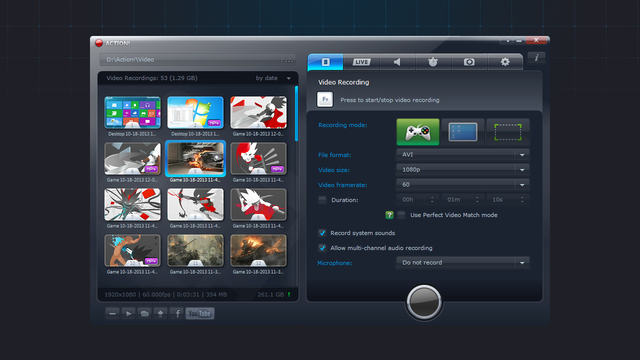 Imagem 2 do Action! - Gameplay Recording and Streaming - Steam