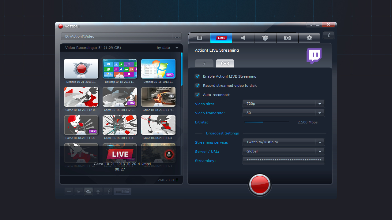 Imagem 5 do Action! - Gameplay Recording and Streaming - Steam